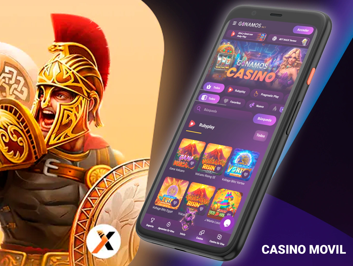 Los juegos móviles te permitirán jugar a Ganamos con tu smartphone