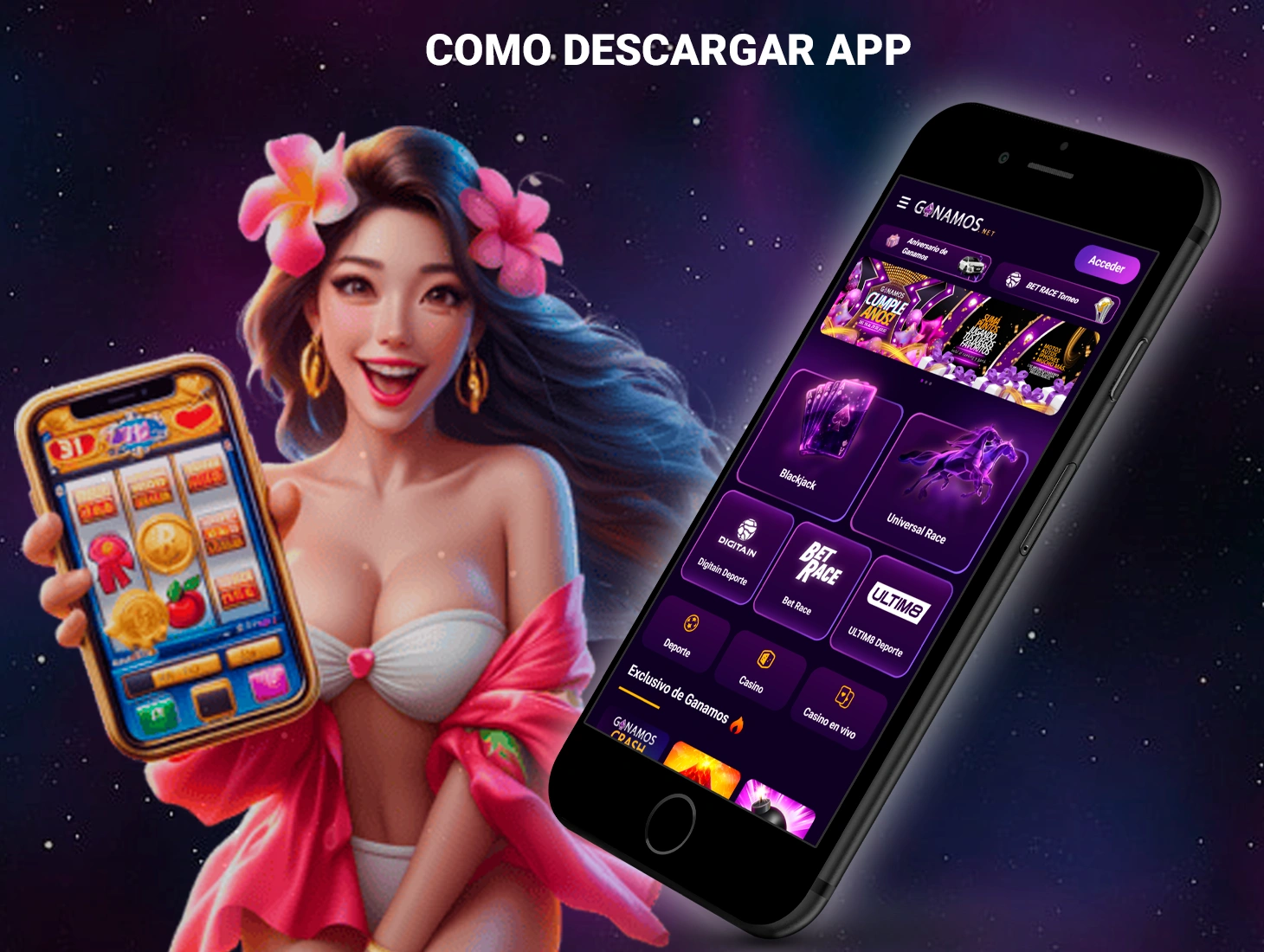 Descubra cómo descargar correctamente la aplicación Ganamos y empezar a jugar lo más rápido posible a sus juegos favoritos