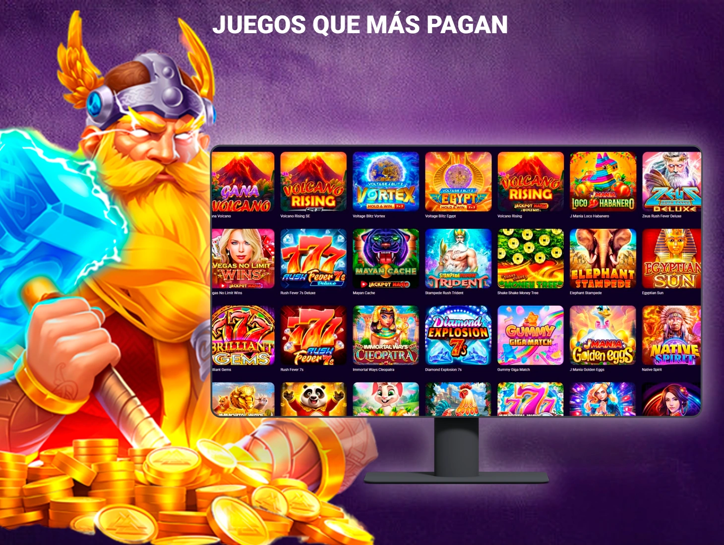 Le ofrecemos una amplia selección de diferentes juegos con las cuotas más altas